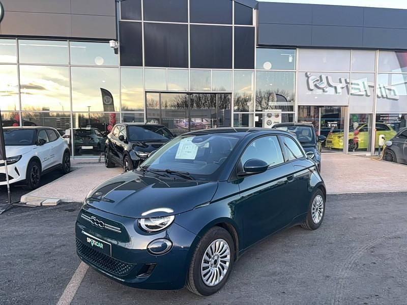 Vert Utilisé 2023 Fiat 500e Action Citadine | 12 990 € (Bon prix) - Image 1/4
