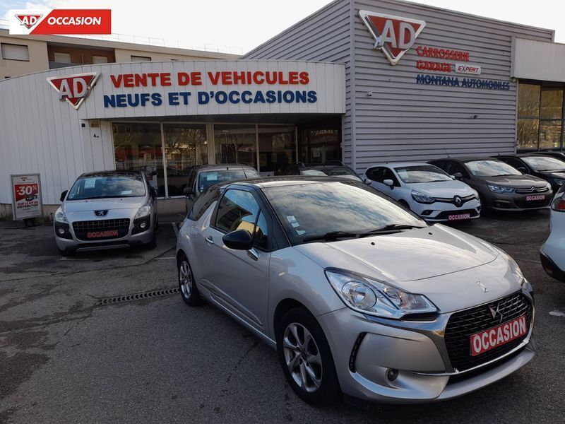 Gris Utilisé 2017 DS Automobiles DS3 So Chic Berline | 11 990 € (Prix cher) - Image 1/4