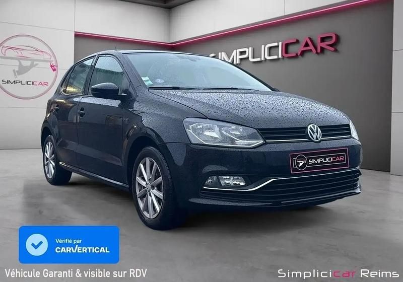 Occasion VW Polo LOUNGE 91 ch (66 kW) 2016 Noir Citadine