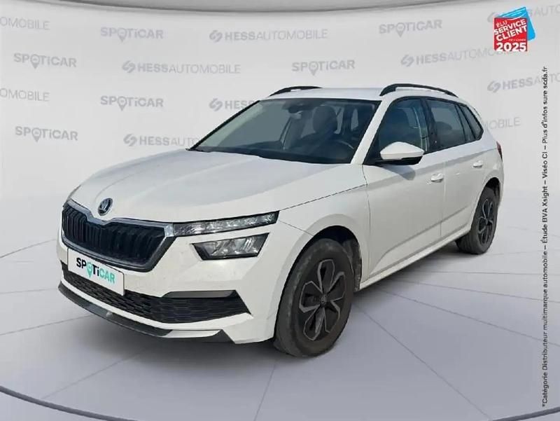 Blanc Utilisé 2021 Skoda Kamiq Ambition SUV | 16 999 € (Prix juste) - Image 1/4
