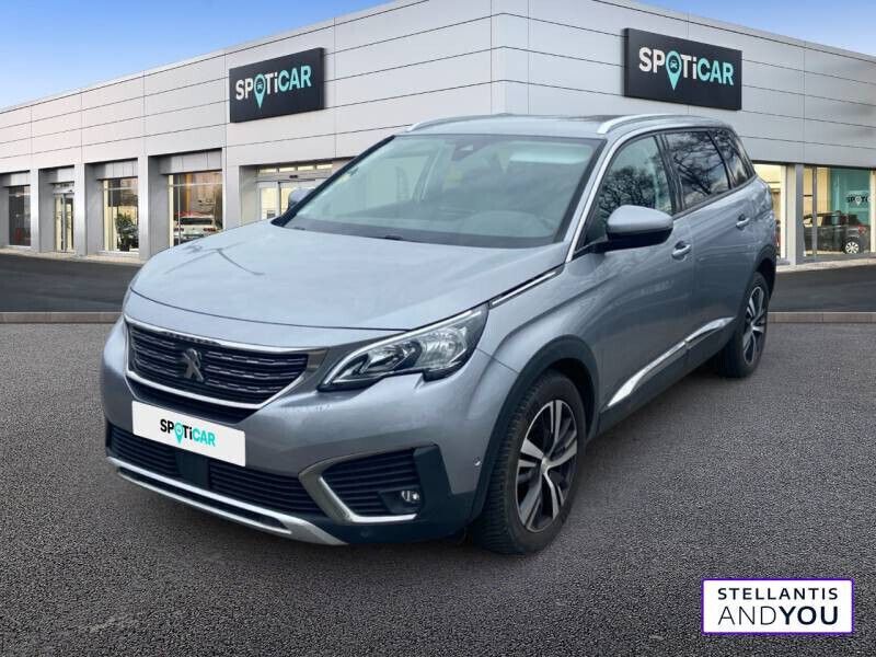 Gris Utilisé 2020 Peugeot 5008 Allure Monospace | 18 690 € (Prix juste) - Image 1/4