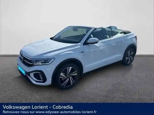 Blanc pur, capote noire Utilisé 2025 VW T-Roc Cabriolet R-line Cabriolet | 46 490 € - Image 1/4
