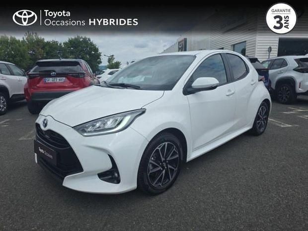 Blanc Utilisé 2022 Toyota Yaris Hybrid Design | 18 490 € (Super prix) - Image 1/4
