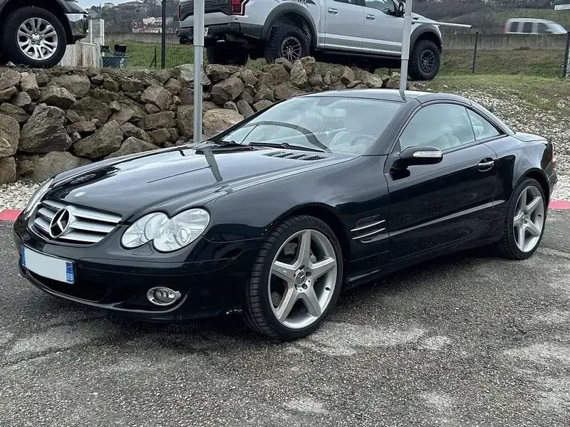 Noir Utilisé 2007 Mercedes SL500 Cabriolet | 33 990 € - Image 1/4