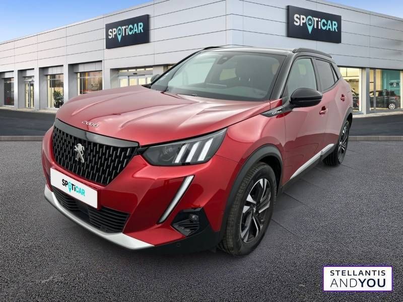 Rouge Utilisé 2020 Peugeot 2008 GT-line SUV | 15 690 € (Prix juste) - Image 1/3
