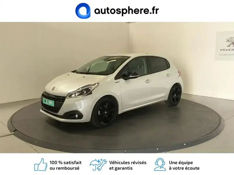 Blanc Utilisé 2019 Peugeot 208 GT-line Citadine | 16 880 € (Prix juste) - Image 1/4