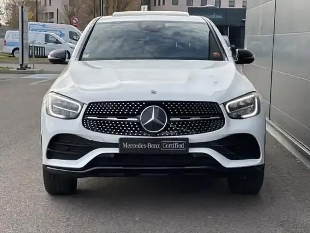Occasion Mercedes GLC300e AMG 2022 Blanc polaire non métallisé Coupé
