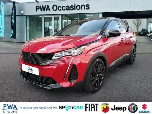 Rouge ultimate (v) Utilisé 2021 Peugeot 3008 GT SUV | 22 990 € (Prix cher) - Image 1/4