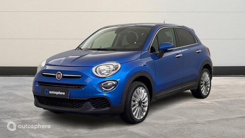 Bleu Utilisé 2021 Fiat 500X Lounge SUV | 17 799 € (Prix juste) - Image 1/4