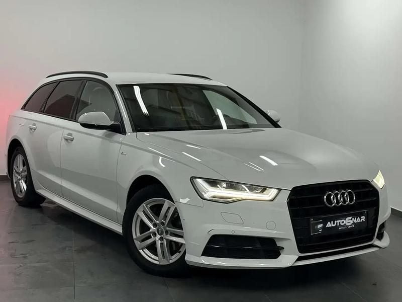Blanc Utilisé 2017 Audi A6 S-Line Break | 14 990 € (Prix juste) - Image 1/4