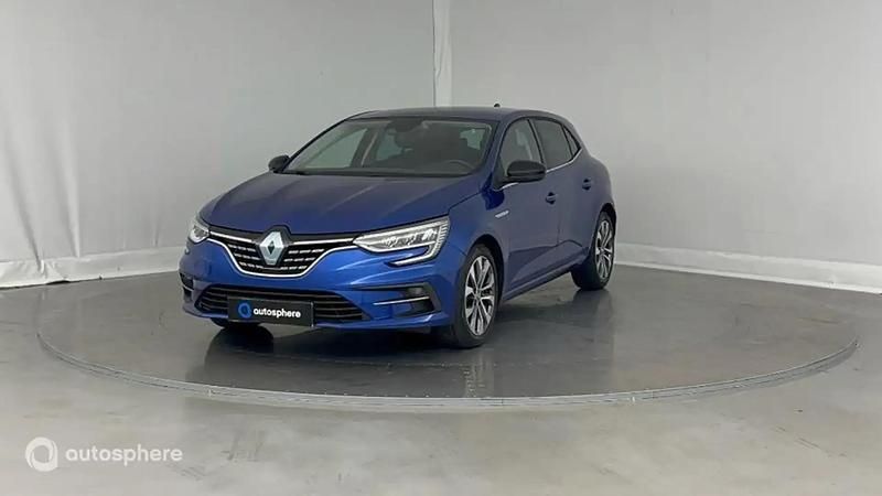 Bleu Utilisé 2023 Renault Mégane IV Techno Berline | 21 299 € (Prix juste) - Image 1/4