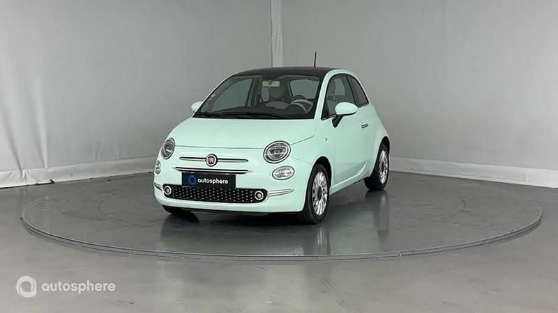 Vert Utilisé 2019 Fiat 500 Lounge Berline | 11 299 € (Bon prix) - Image 1/4