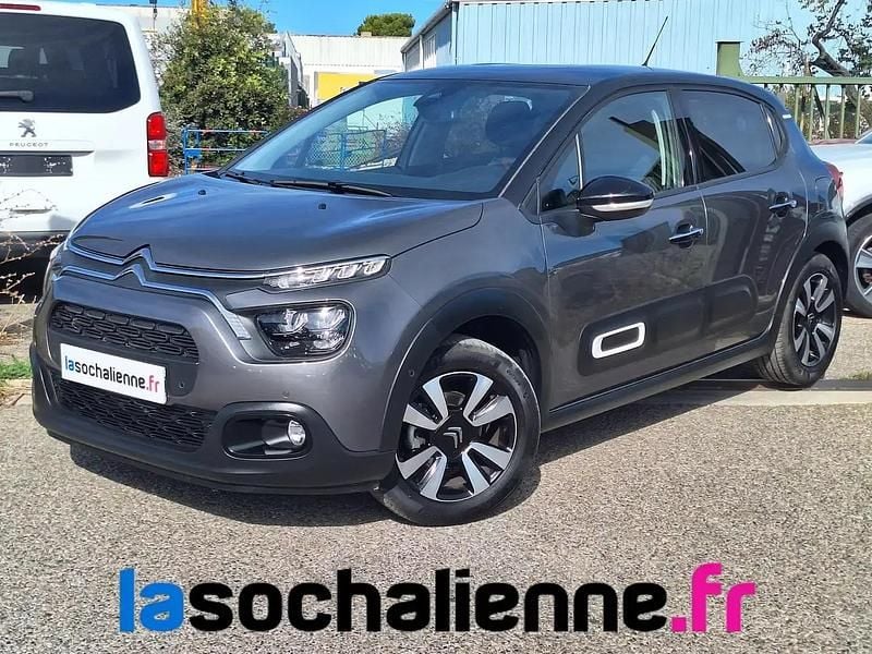 Gris Utilisé 2023 Citroën C3 PureTech Citadine | 13 250 € (Prix juste) - Image 1/4