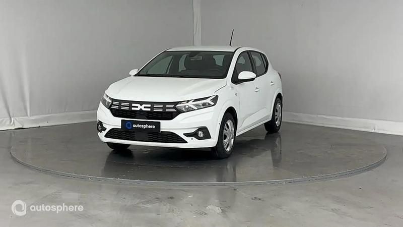 Blanc Utilisé 2023 Dacia Sandero Expression Citadine | 16 299 € (Prix juste) - Image 1/4