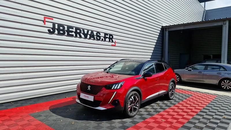 Rouge Utilisé 2022 Peugeot e-2008 GT SUV | 19 590 € (Prix juste) - Image 1/4