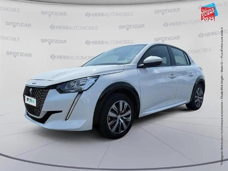 Blanc Utilisé 2021 Peugeot e-208 Active Citadine | 15 800 € (Prix juste) - Image 1/4