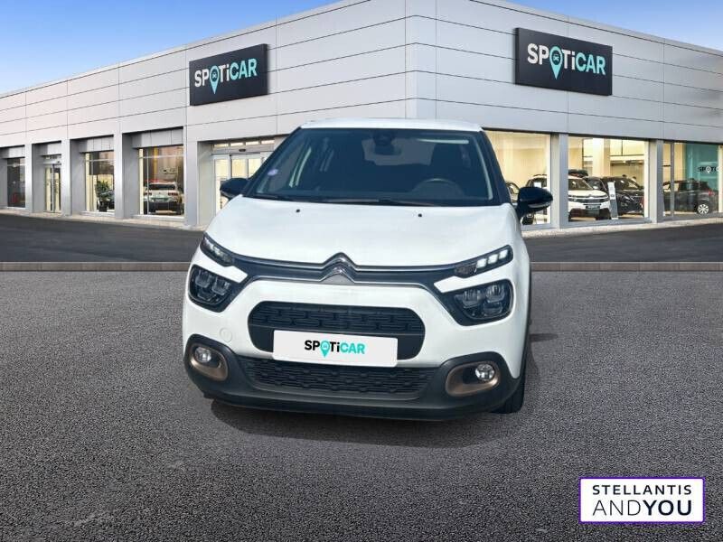 Blanc Utilisé 2022 Citroën C3 PureTech Citadine | 12 490 € (Prix juste) - Image 1/4