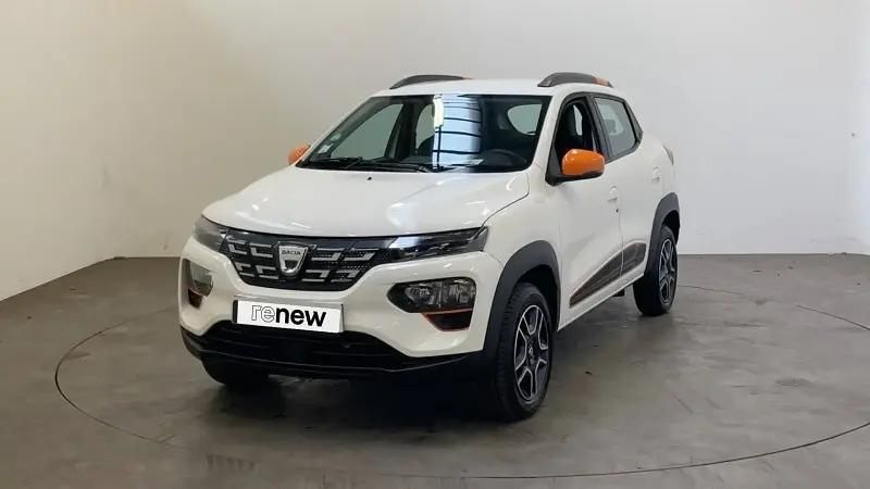 Blanc Utilisé 2022 Dacia Spring Comfort Plus Citadine | 10 990 € (Prix juste) - Image 1/4
