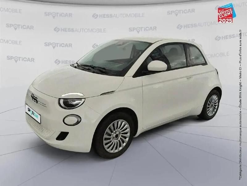 Blanc Utilisé 2023 Fiat 500e Citadine | 12 299 € (Super prix) - Image 1/4