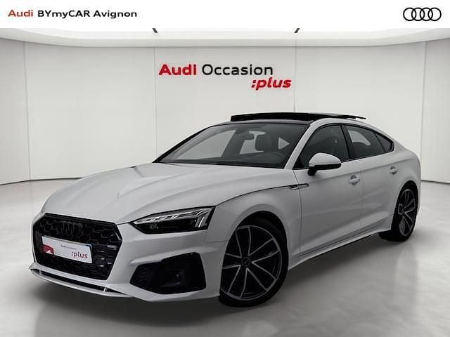 Blanc arcona Occasion 2024 Audi A5 Sportback S-Line Citadine | 36 514 € - Image 1/4