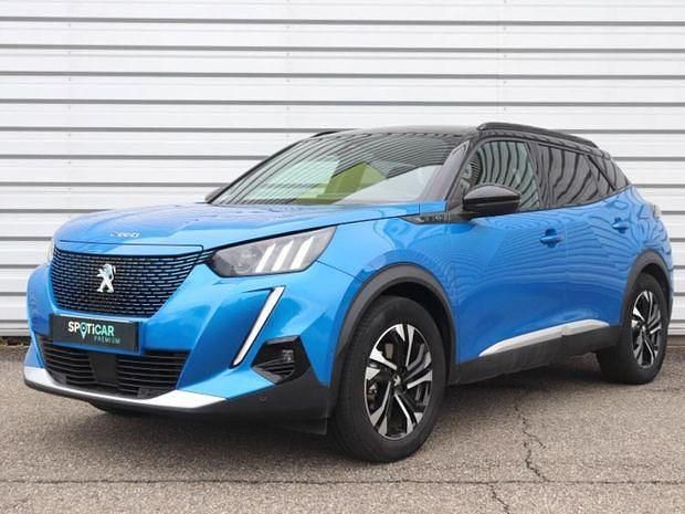 Vert Utilisé 2021 Peugeot e-2008 GT-line SUV | 17 800 € (Prix juste) - Image 1/4