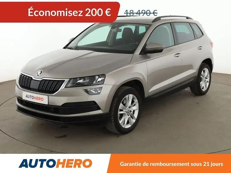 Beige Occasion 2018 Skoda Karoq Business Line SUV | 18 290 € (Bon prix) - Image 1/2