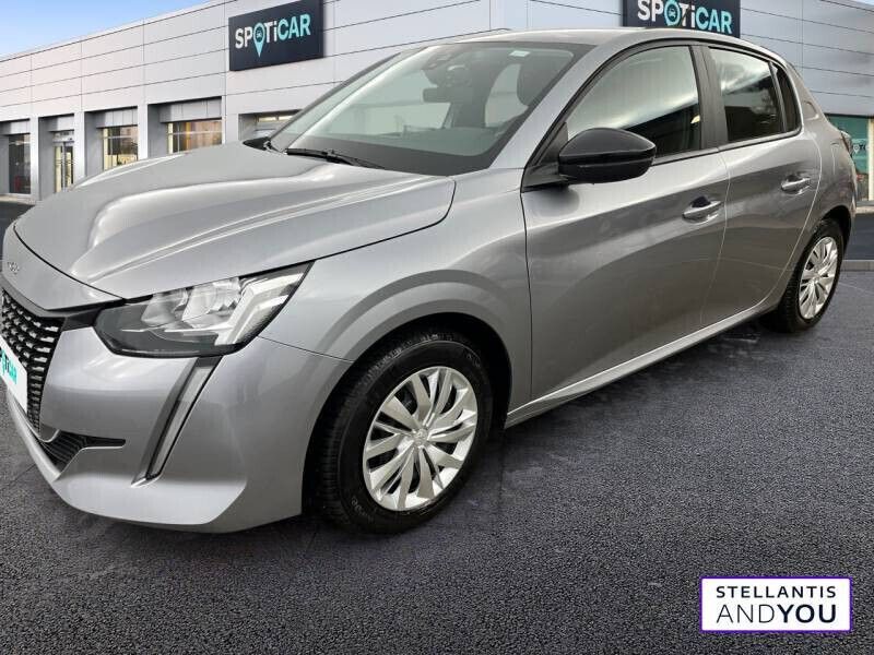 Gris Utilisé 2022 Peugeot 208 Active Citadine | 13 590 € (Prix juste) - Image 1/4