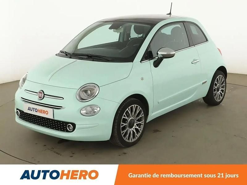 Vert Occasion 2018 Fiat 500 Lounge Citadine | 11 190 € (Bon prix) - Image 1/2
