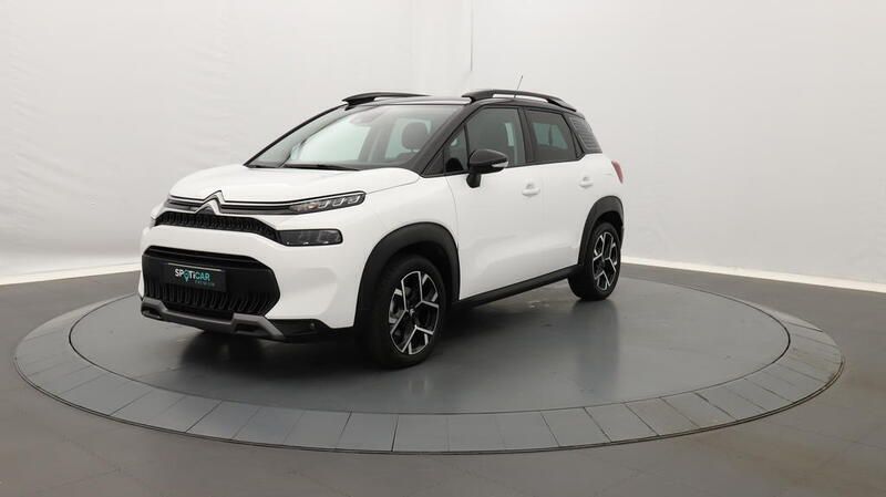 Blanc Utilisé 2024 Citroën C3 Aircross PureTech SUV | 21 799 € (Prix juste) - Image 1/3