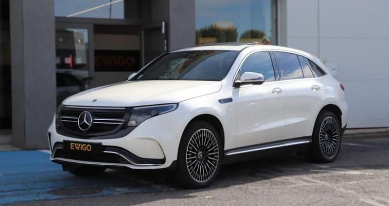 Blanc Utilisé 2020 Mercedes EQC400 AMG line SUV | 34 990 € (Prix juste) - Image 1/4