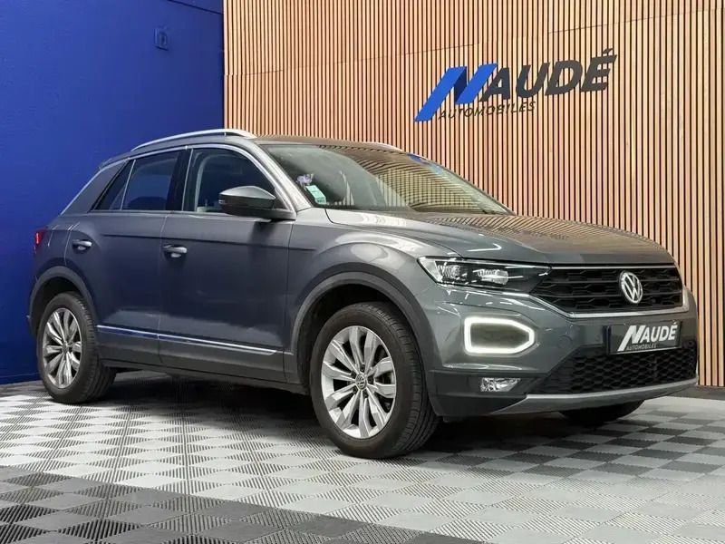 Gris Utilisé 2019 VW T-Roc SUV | 27 990 € (Bon prix) - Image 1/4
