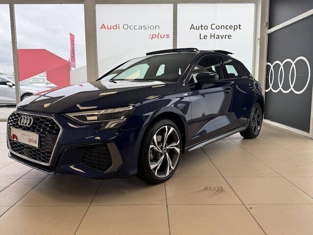 Bleu navarre métallisé Utilisé 2024 Audi A3 S-Line | 36 990 € (Prix cher) - Image 1/3