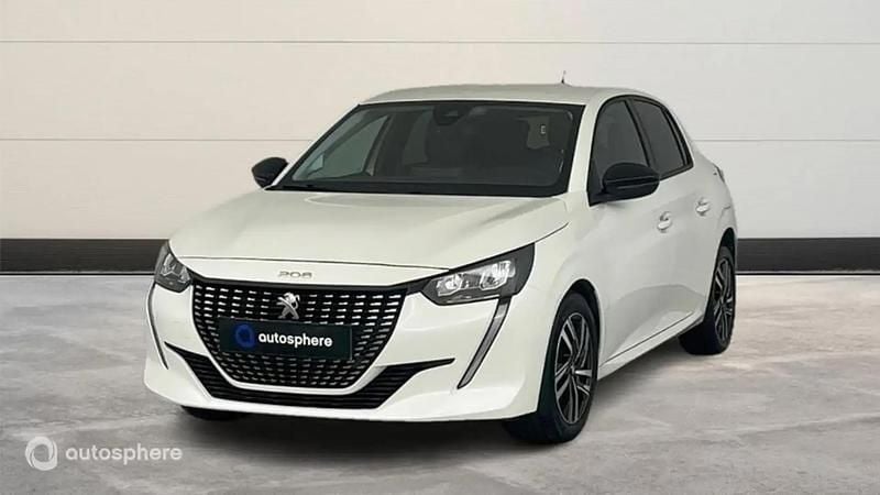 Blanc Utilisé 2022 Peugeot 208 Allure Citadine | 14 299 € (Prix assez cher) - Image 1/4