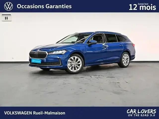 Cobalt blue metallic Occasion 2024 Skoda Superb Selection Break | 38 970 € (Prix cher) - Image 1/4
