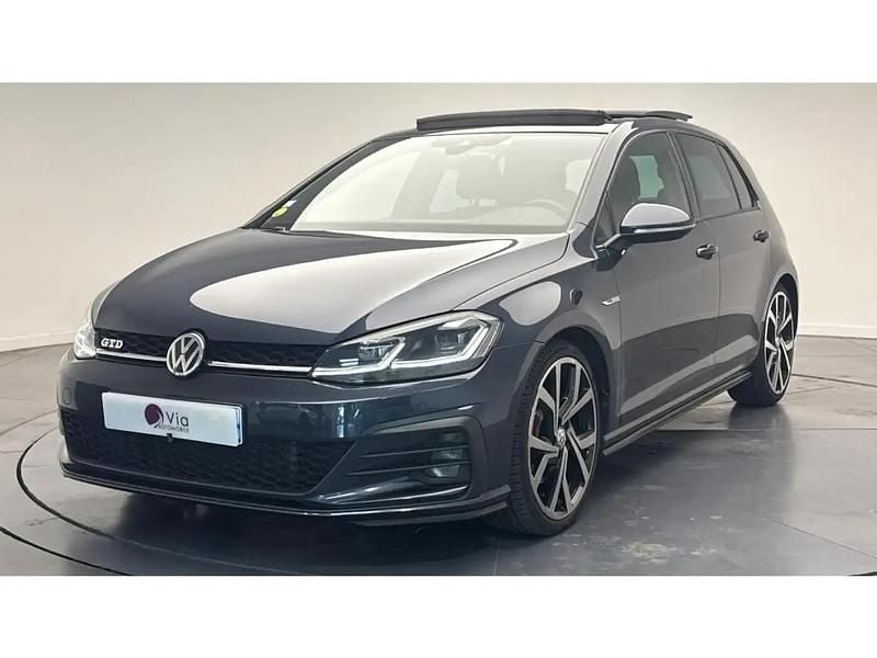 Bleu Utilisé 2017 VW Golf VII GTD Berline | 21 490 € - Image 1/4