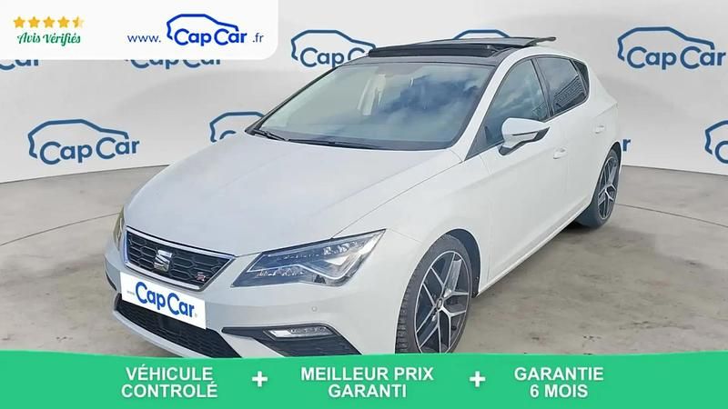 Blanc Utilisé 2018 Seat Leon FR Berline | 16 190 € (Prix juste) - Image 1/4