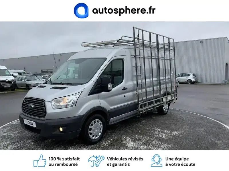 Gris clair Utilisé 2018 Ford Transit Ambiente Van | 24 299 € (Prix cher) - Image 1/4