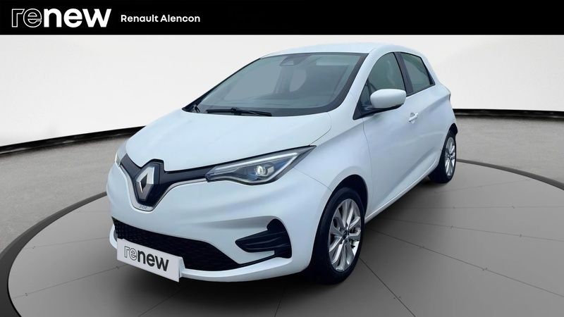 Blanc Utilisé 2020 Renault Zoe Zen Citadine | 10 991 € (Prix juste) - Image 1/4