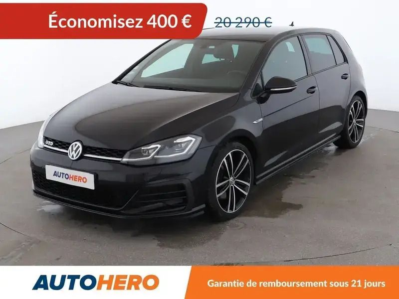 Noir Utilisé 2017 VW Golf VII GTD Berline | 19 590 € (Prix juste) - Image 1/2