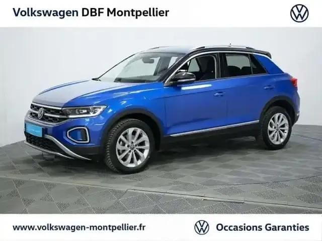 Bleu Occasion 2022 VW T-Roc Style SUV | 26 680 € (Prix assez cher) - Image 1/4