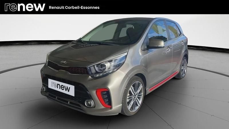 Gris Utilisé 2019 Kia Picanto GT-Line Citadine | 9 990 € (Prix juste) - Image 1/4