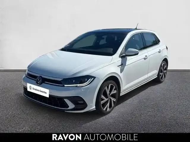 Pure white Utilisé 2023 VW Polo R-line Berline | 19 490 € (Prix juste) - Image 1/4