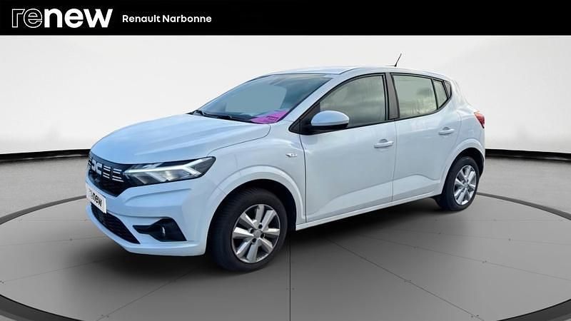Blanc Occasion 2023 Dacia Sandero Expression Citadine | 13 690 € (Prix juste) - Image 1/4