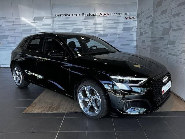 Noir mythic métallisé Occasion 2021 Audi A3 Sportback e-tron Design Citadine | 34 490 € - Image 1/4