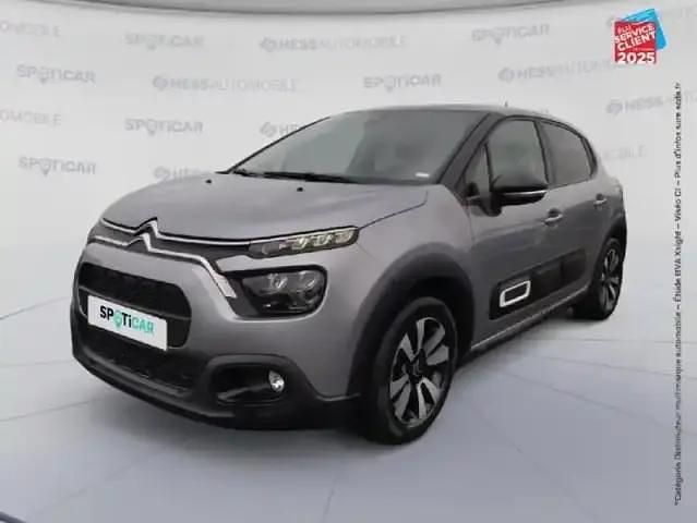 Gris Occasion 2024 Citroën C3 PureTech Berline | 14 499 € (Prix juste) - Image 1/4