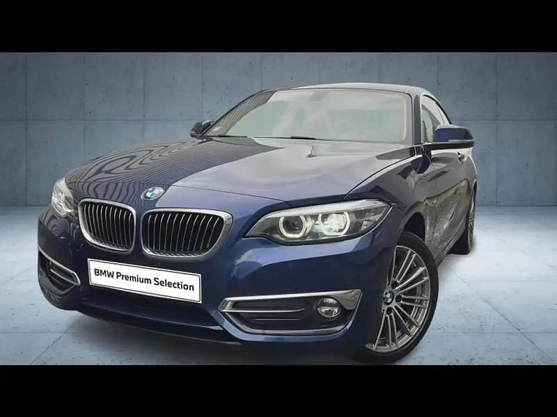 Bleu Utilisé 2018 BMW 220 Luxury Line Coupé | 23 900 € (Prix juste) - Image 1/4