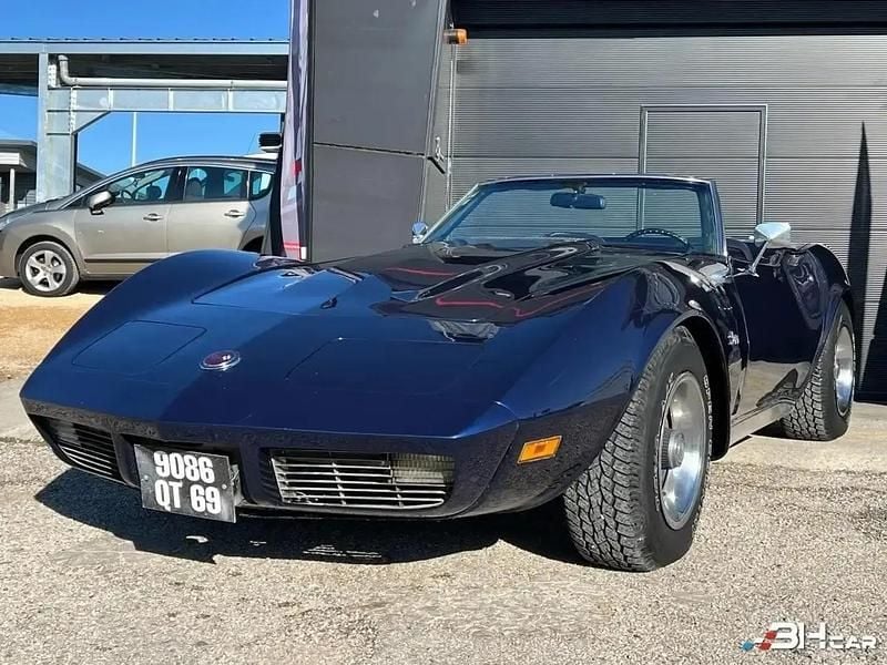 Occasion Chevrolet Corvette Stingray 194 ch (142 kW) 1974 Bleu Cabriolet
