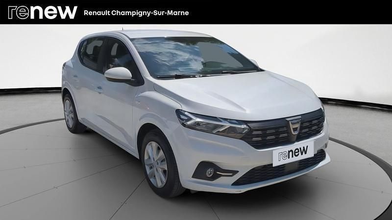 Blanc Utilisé 2022 Dacia Sandero Comfort Citadine | 12 990 € (Bon prix) - Image 1/4
