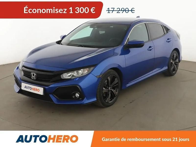 Bleu Occasion 2017 Honda Civic Executive Berline | 15 990 € (Prix juste) - Image 1/2