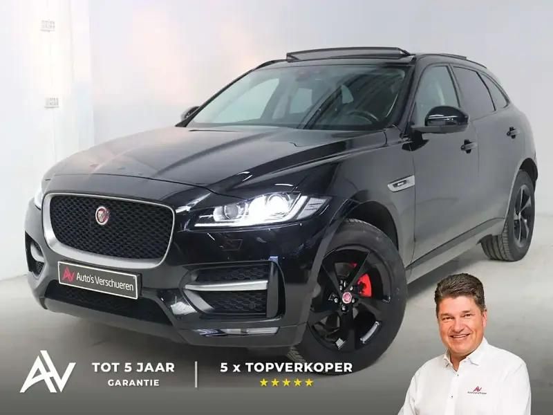 Noir Utilisé 2019 Jaguar F-Pace R-Sport SUV | 27 990 € (Super prix) - Image 1/4